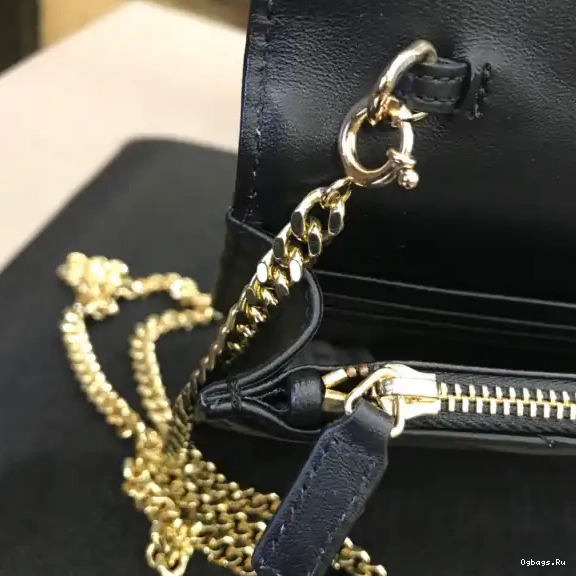 WALLET MATELASSÉ CASSANDRE CHAIN YSL 0627